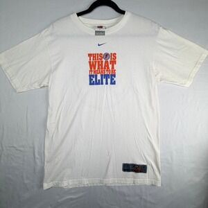 Vintage Nike Team Florida Gators Elite Series T-Shirt White Men's Small